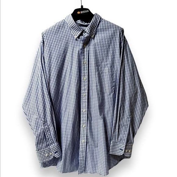 Izod Other - Izod all over stretch‎ big fit mens button down long sleeve shirt 18.5 34/35